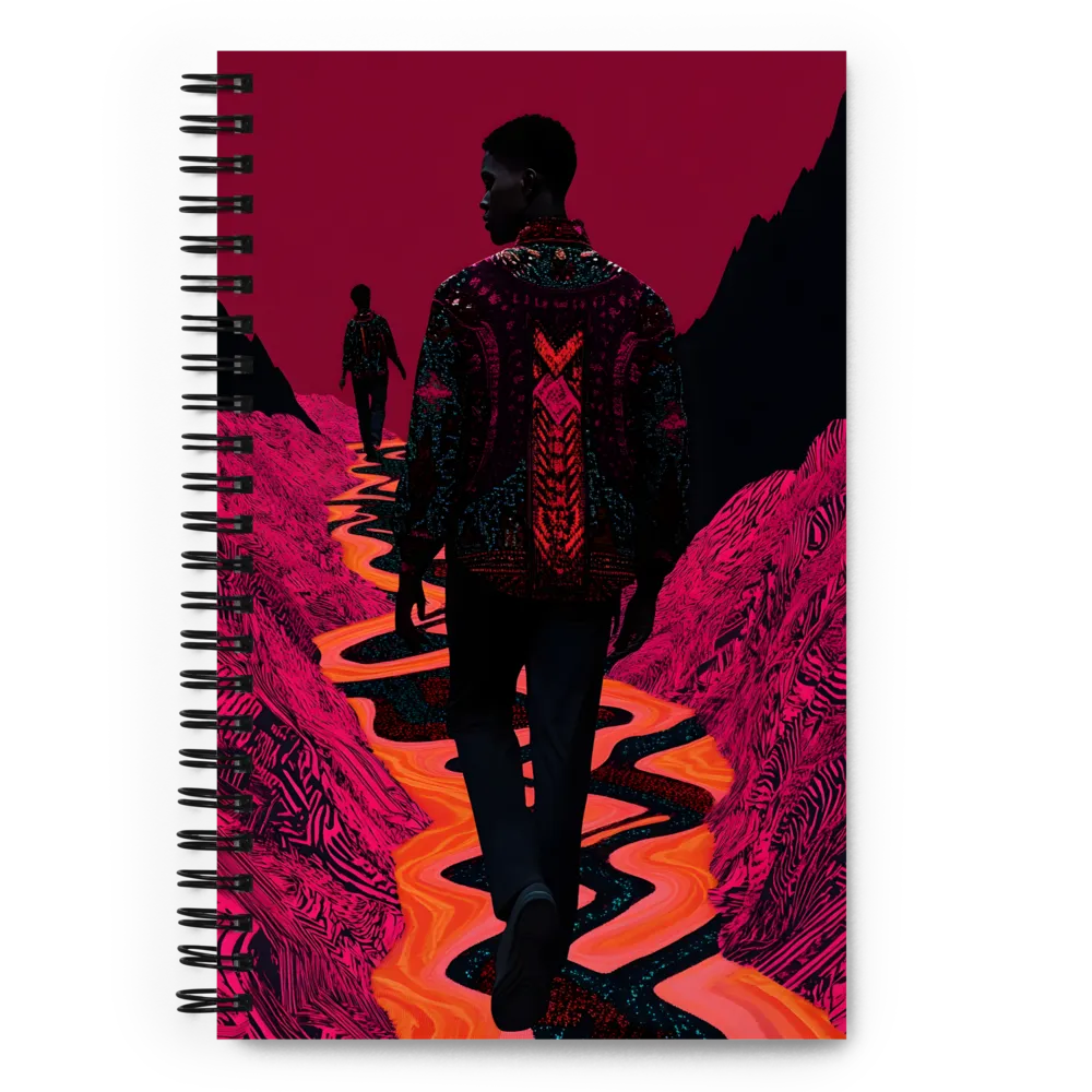 Journey Through Magenta 
 Spiral Notebook | 140 pages