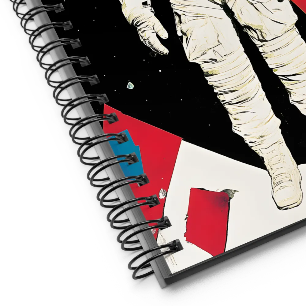 Retro Cosmic Journey 
 Spiral Notebook | 140 pages