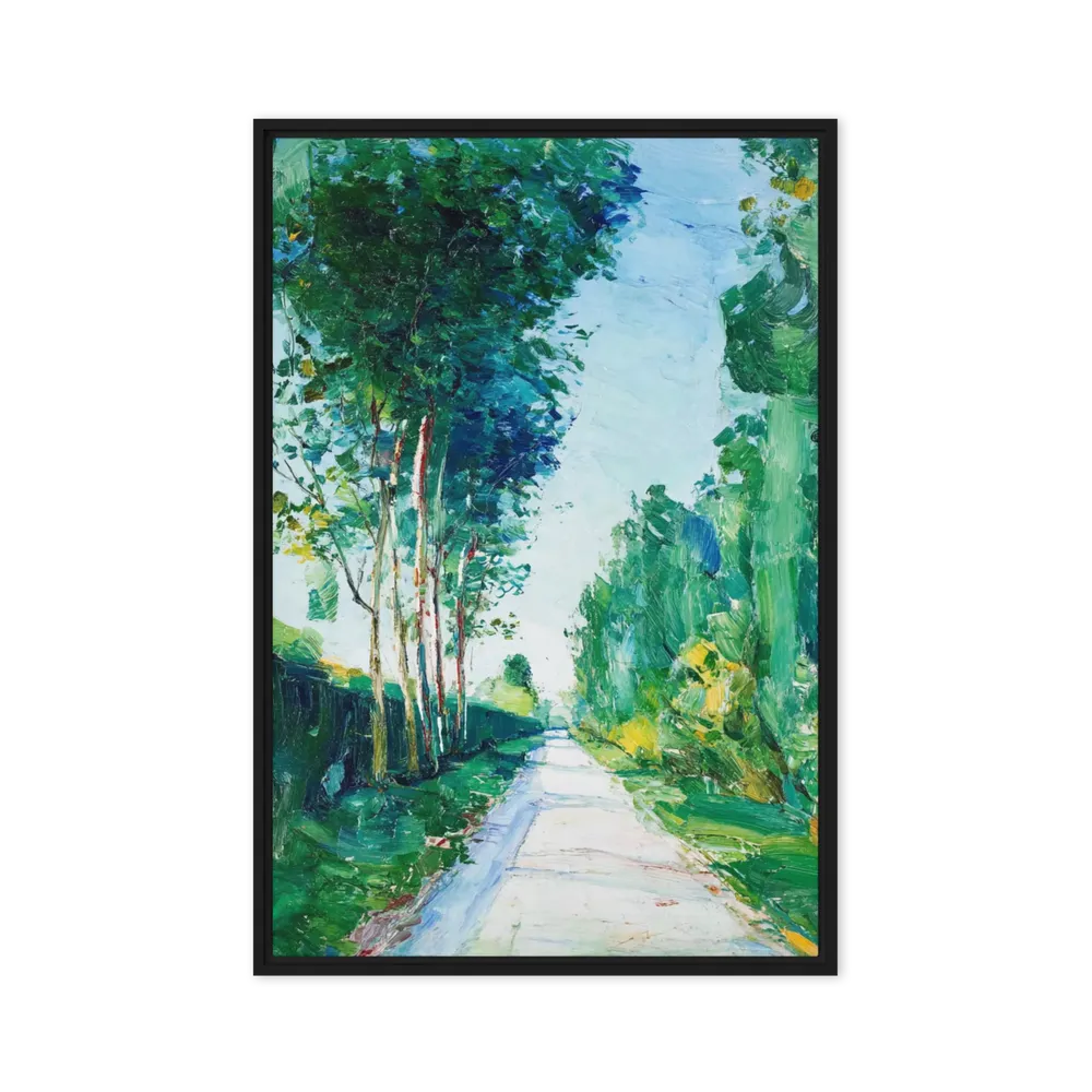 Sunlight Through Orchards After Rain — Post-Impressionist Gestures