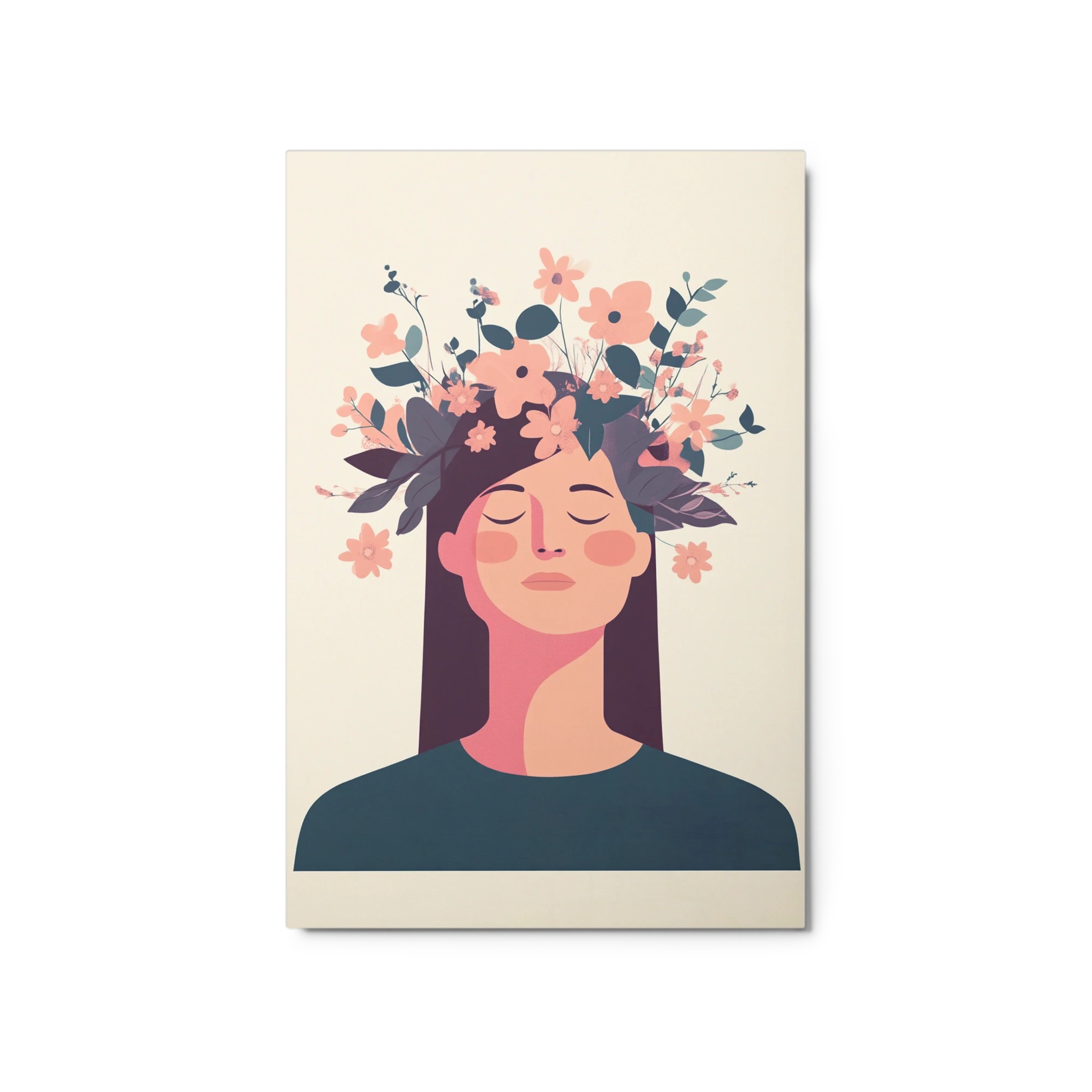 Woman with Floral Crown