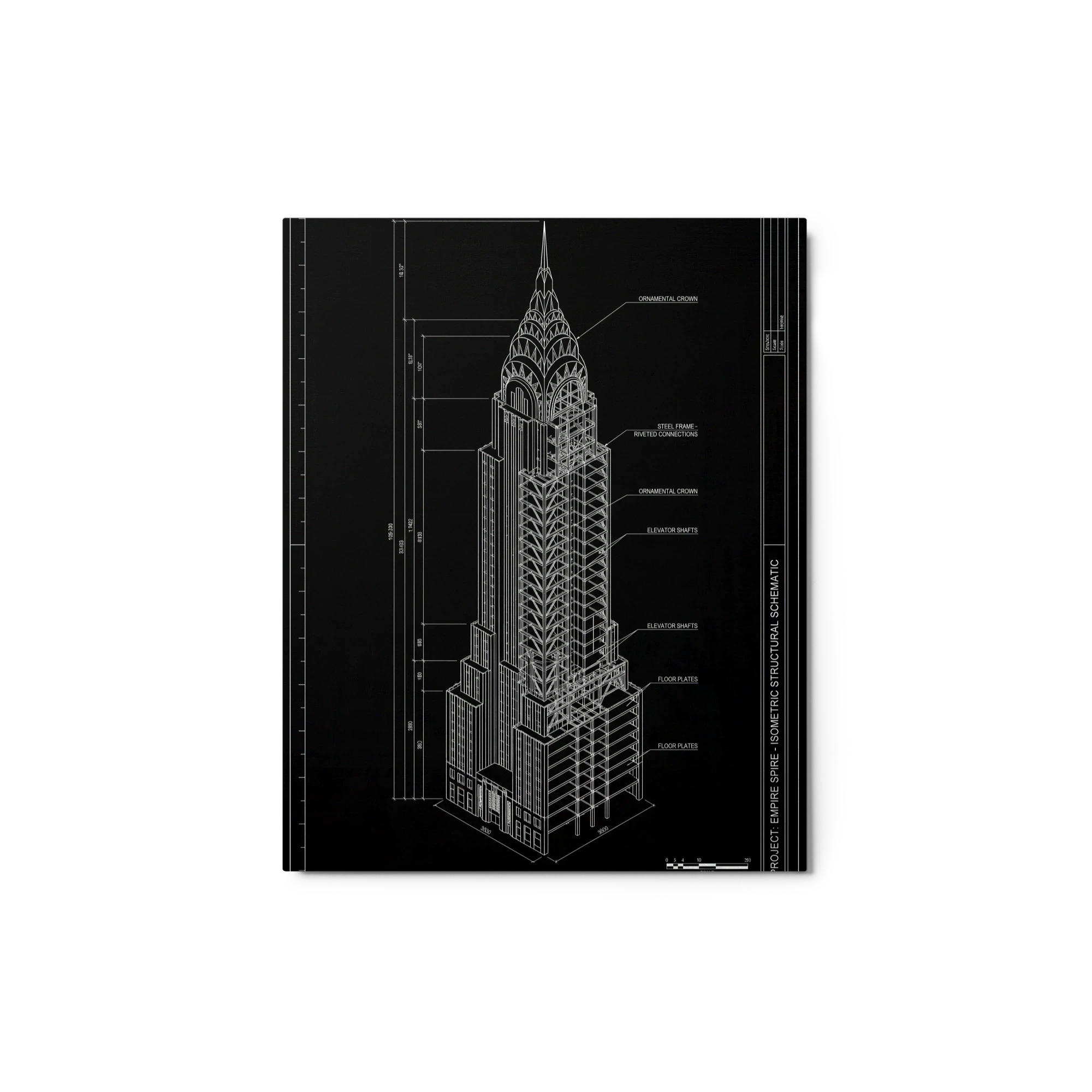 Chrysler Building Structural Blueprint