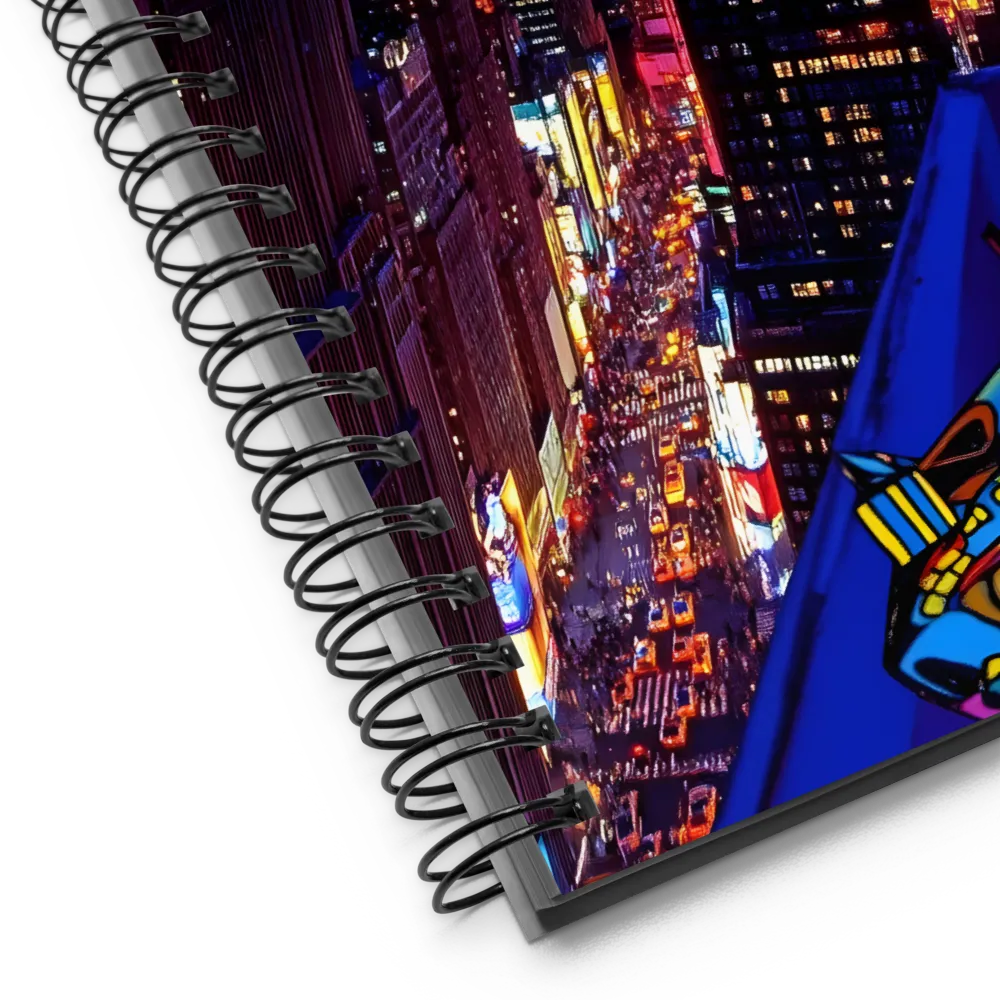 Urban Chromatic Rooftop 
 Spiral Notebook | 140 pages