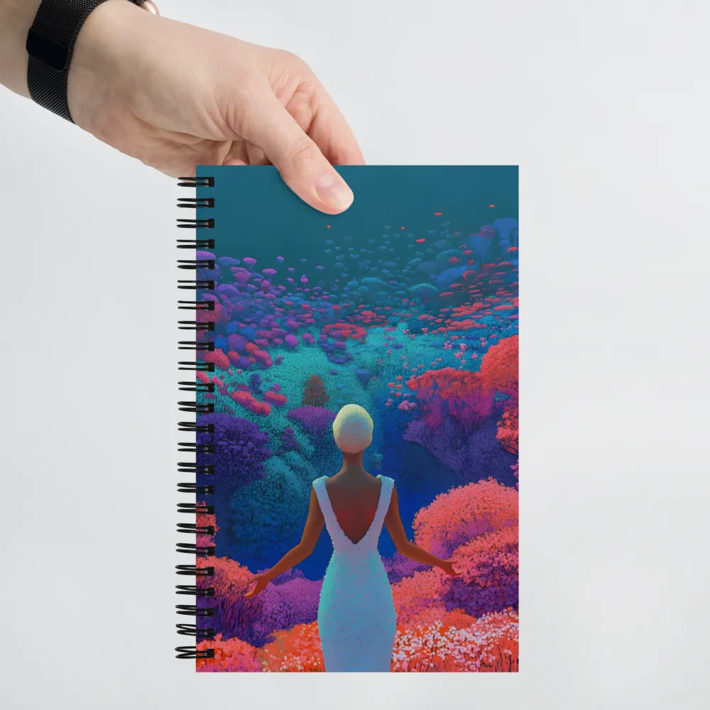 Otherworldly Garden Vista 
 Spiral Notebook | 140 pages