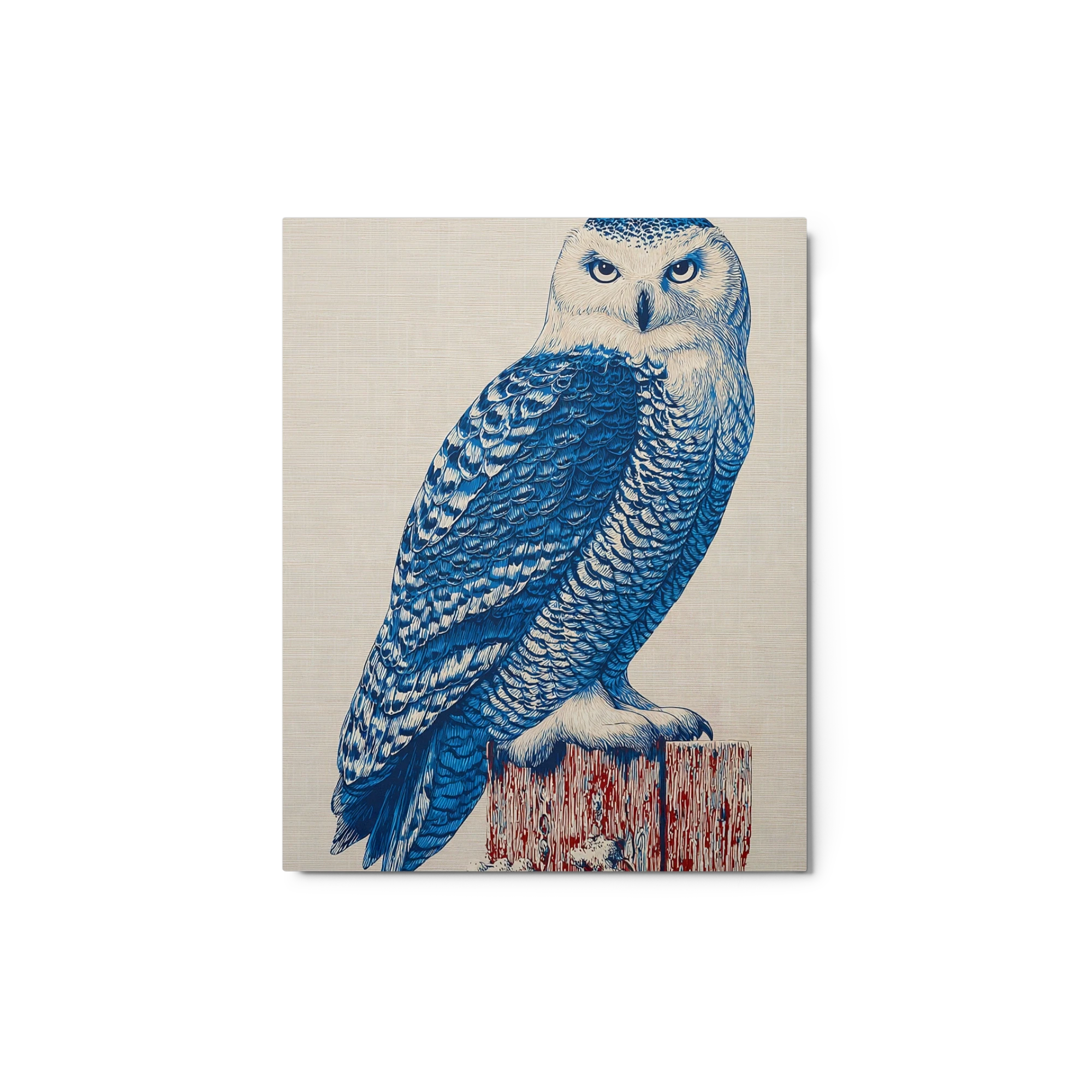 Cerulean Snowy Owl