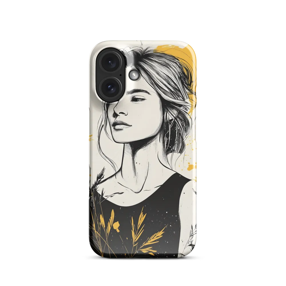 Serene Bloom Portrait 
 iPhone 15 Pro Max | Snap Case