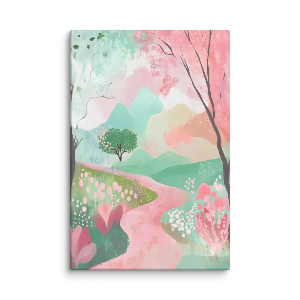 Spring Path Serenity 
 Canvas | 32″x 48″