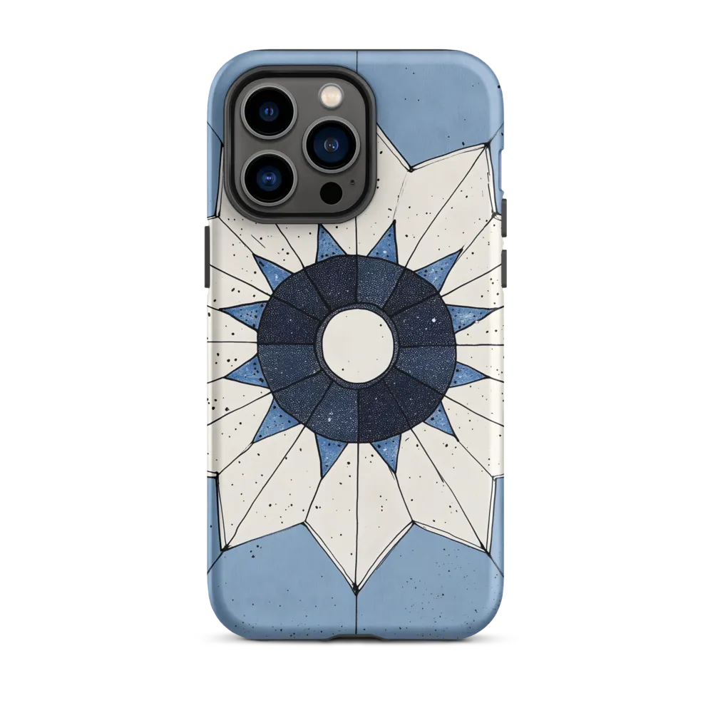 Geometric Blue Mandala Design | Phone Case