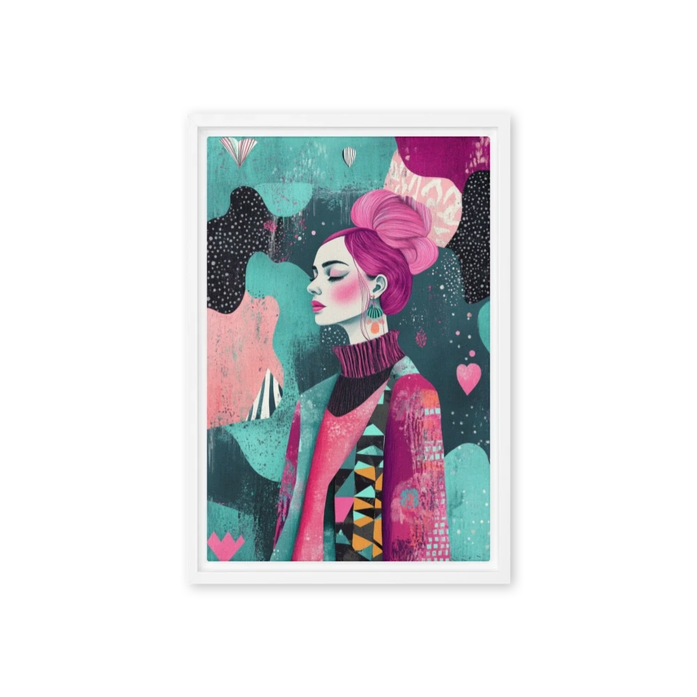 Stylized Female Portrait Illustration