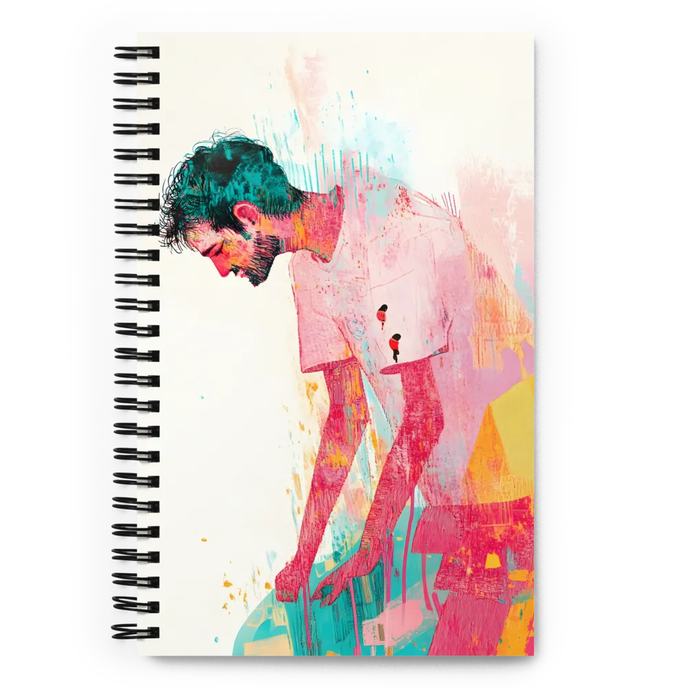 Colorful Painter's Gaze 
 Spiral Notebook | 140 pages