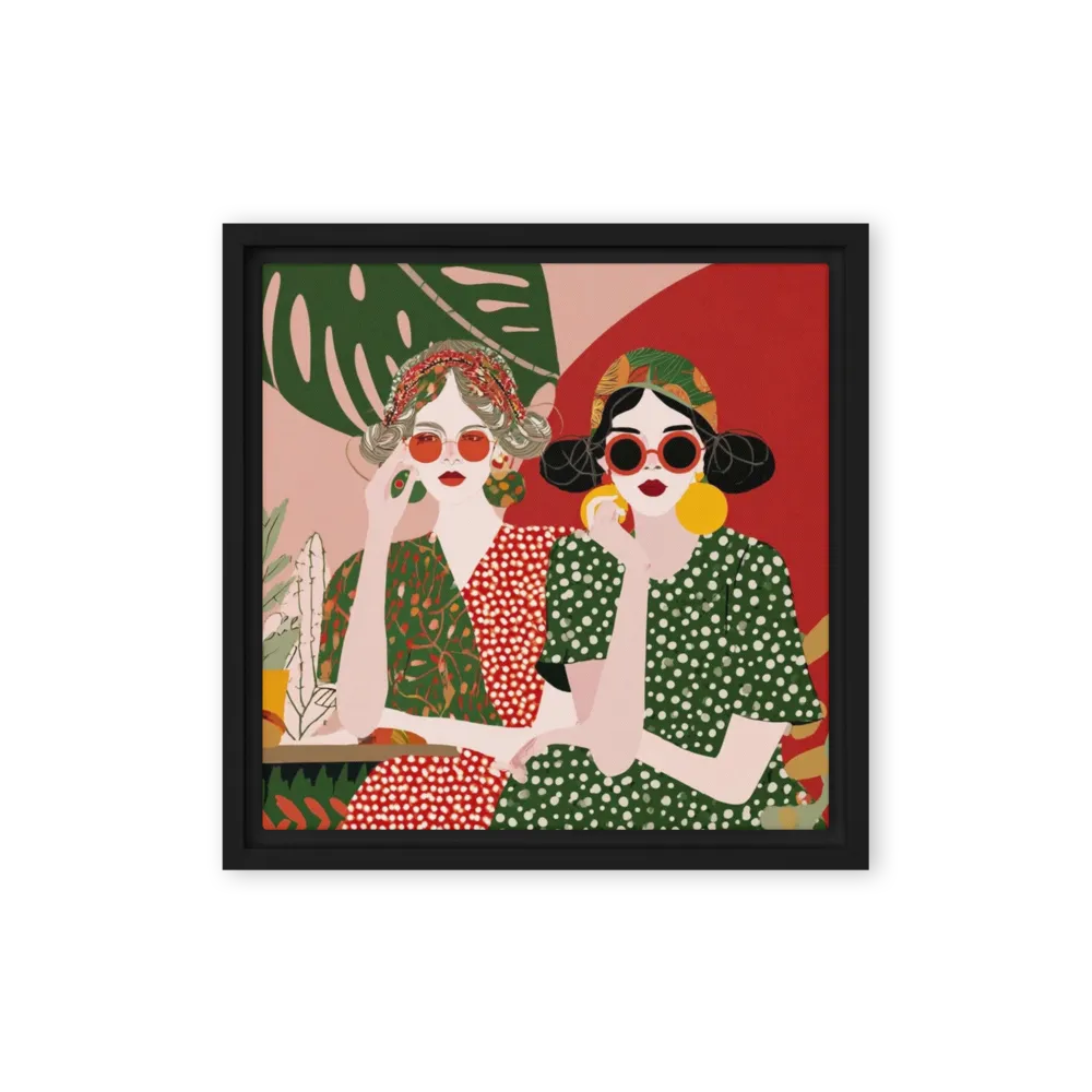 Sisters in Polka Dots | Art Print