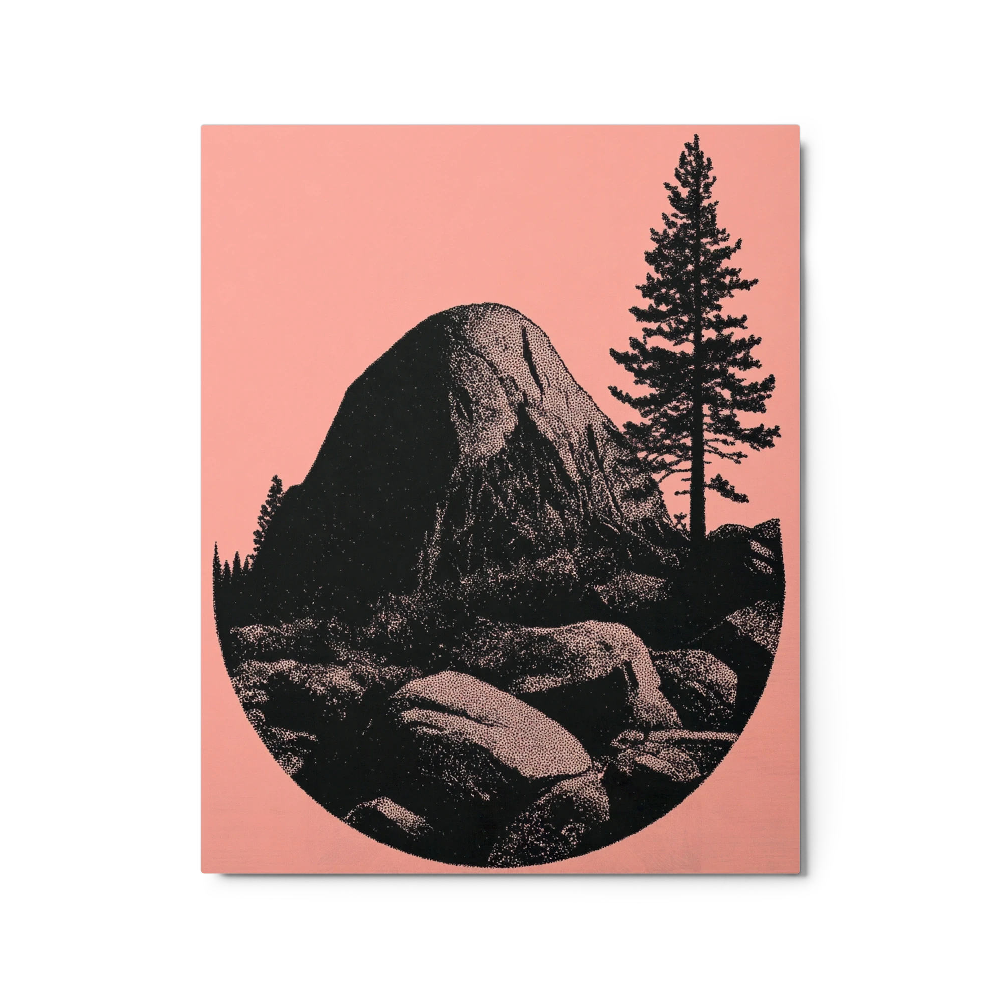 Granite Monolith in Coral