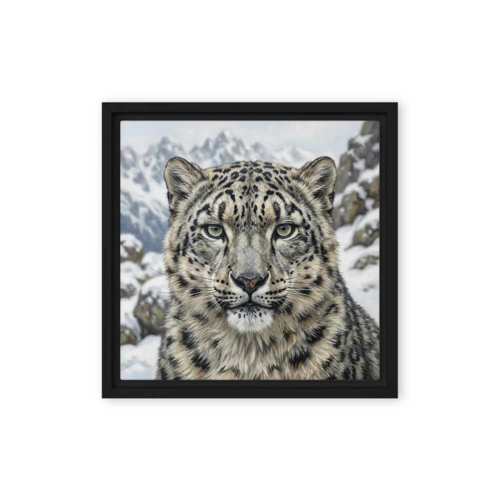 Gaze of the Snow Leopard | Art Print