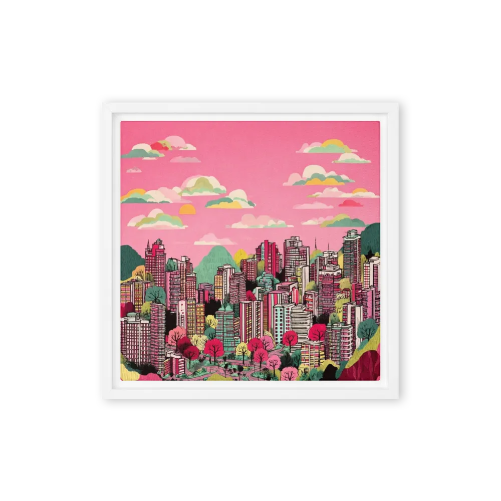 Pink Horizon Metropolis | Art Print