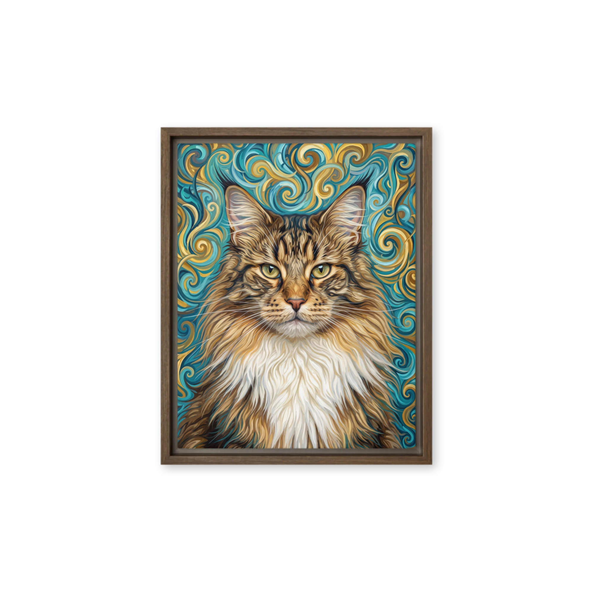 Pet Portrait — Coiled Filigree