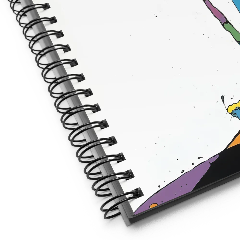 Dynamic Pop Art Figure 
 Spiral Notebook | 140 pages