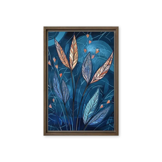 Art Nouveau Botanical Serenity | Art Print