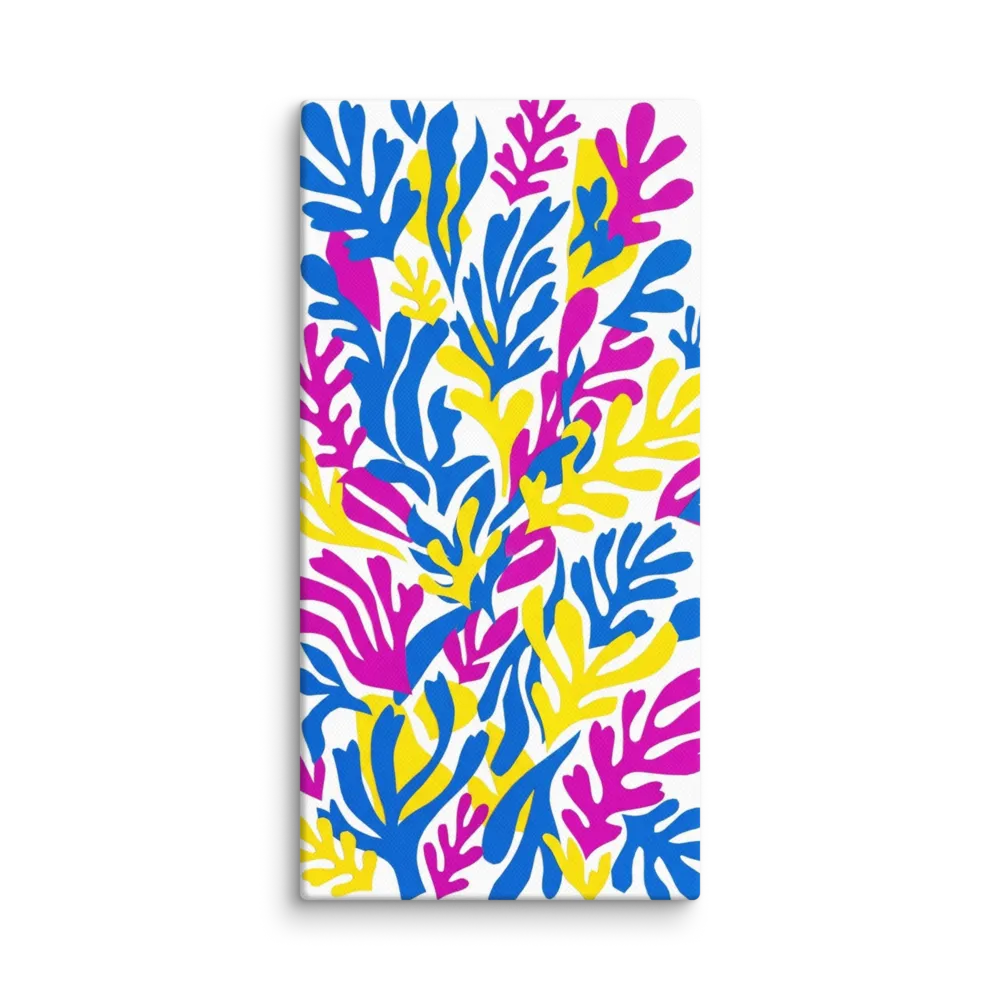 Abstract Botanical Cutouts 
 Canvas | 16″x 32″
