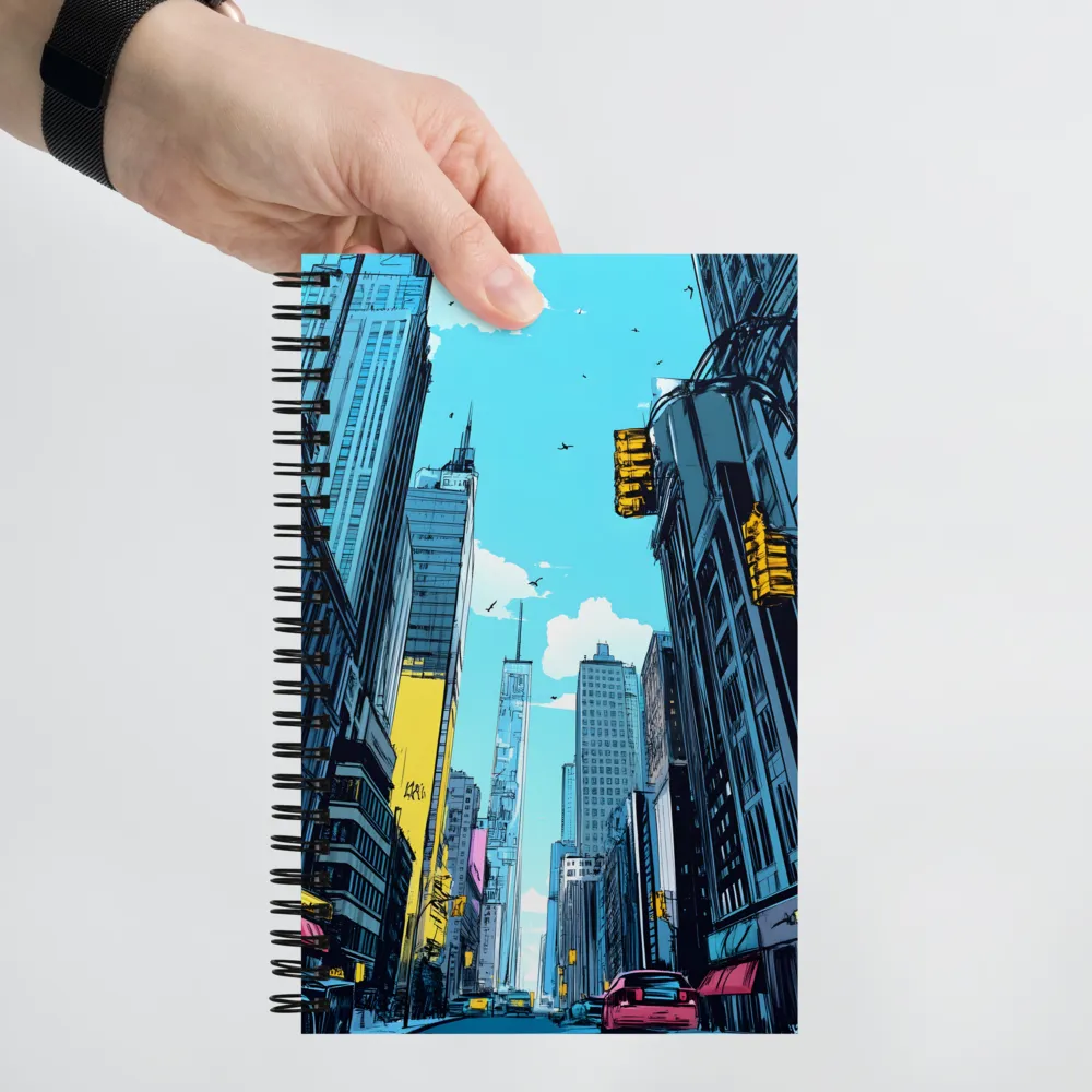 Comic Book Cityscape 
 Spiral Notebook | 140 pages