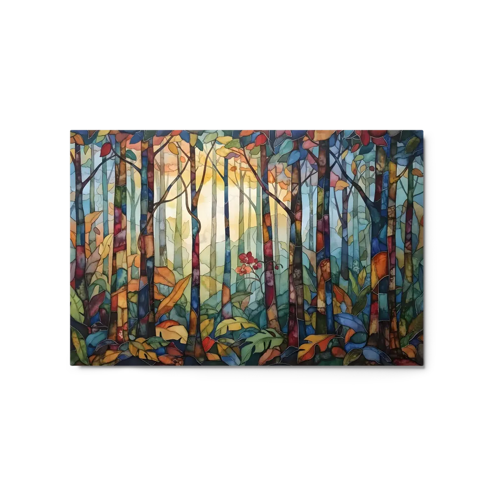Stained Glass Forest Canopy | Art Print
