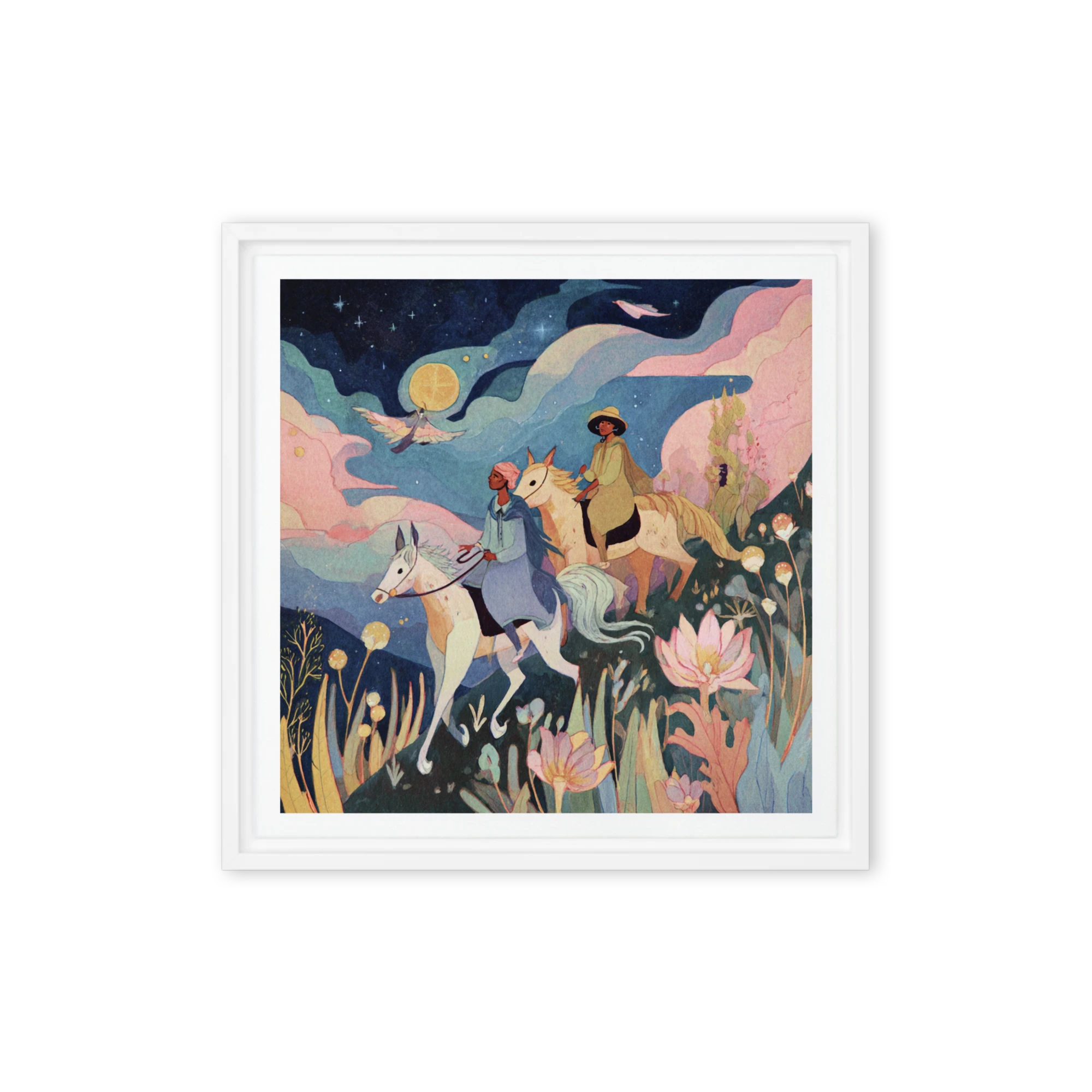 Riders Through a Dreamscape Night