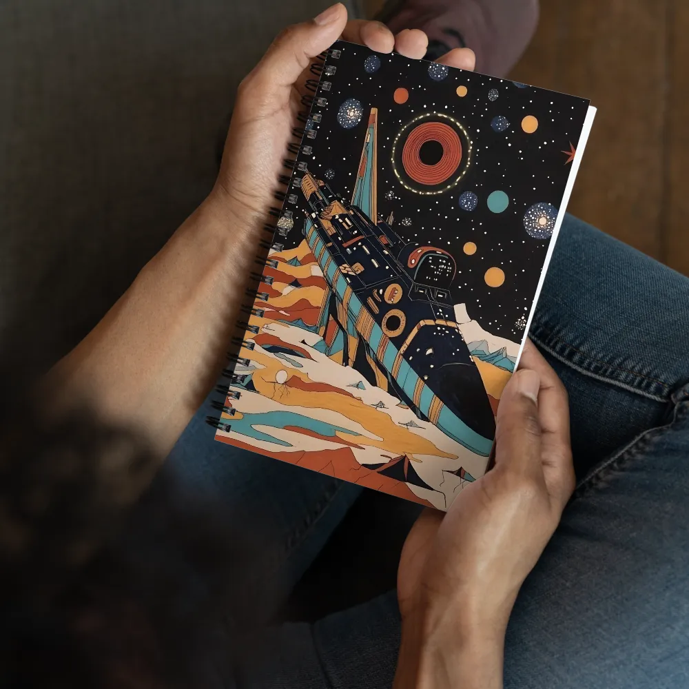 Landing on the Cosmic Shore 
 Spiral Notebook | 140 pages