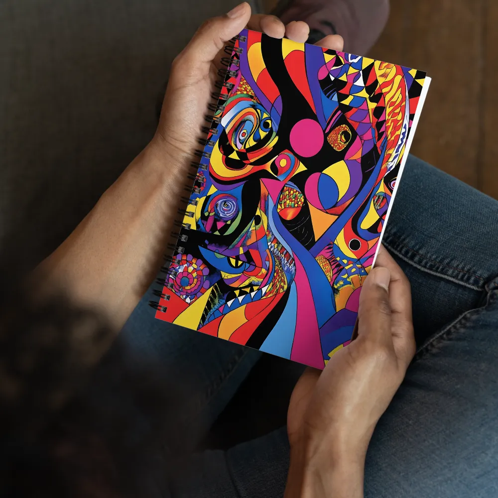 Kaleidoscope of Abstraction 
 Spiral Notebook | 140 pages