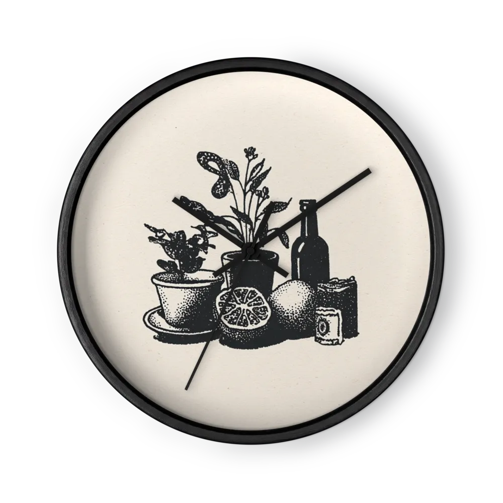 Botanical Still Life | Wall Clock