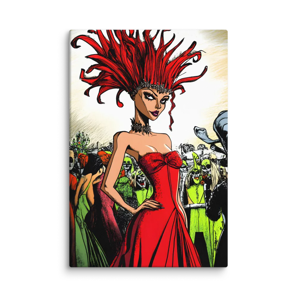 Carnival Queen's Command 
 Canvas | 40″x 60″