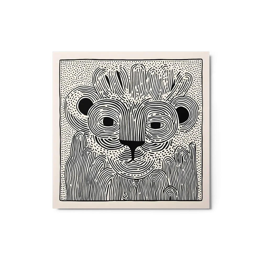 The Labyrinthine Lion | Art Print