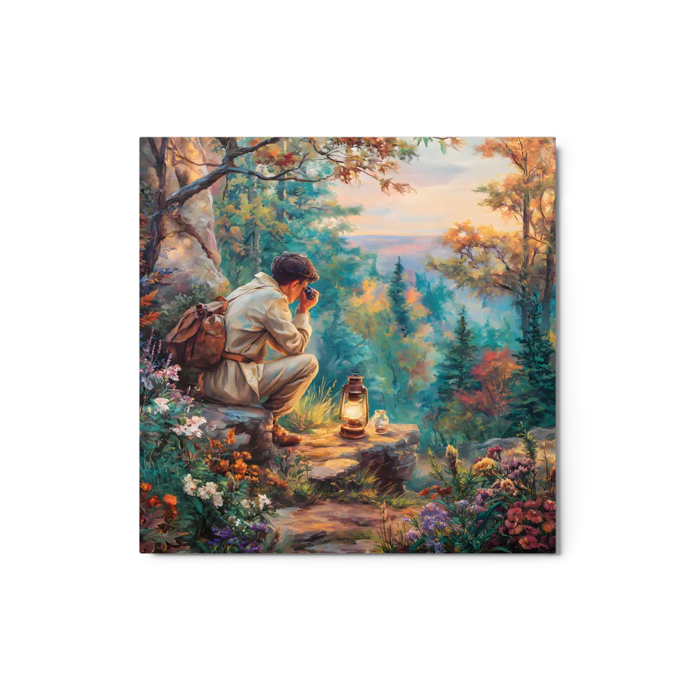 Radiant Sunlit Painterly Realism Wall Art — Golden Hour Glow