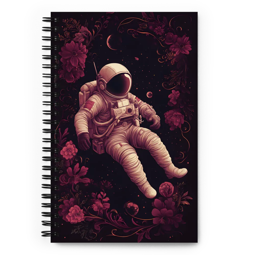 Cosmic Bloom 
 Spiral Notebook | 140 pages