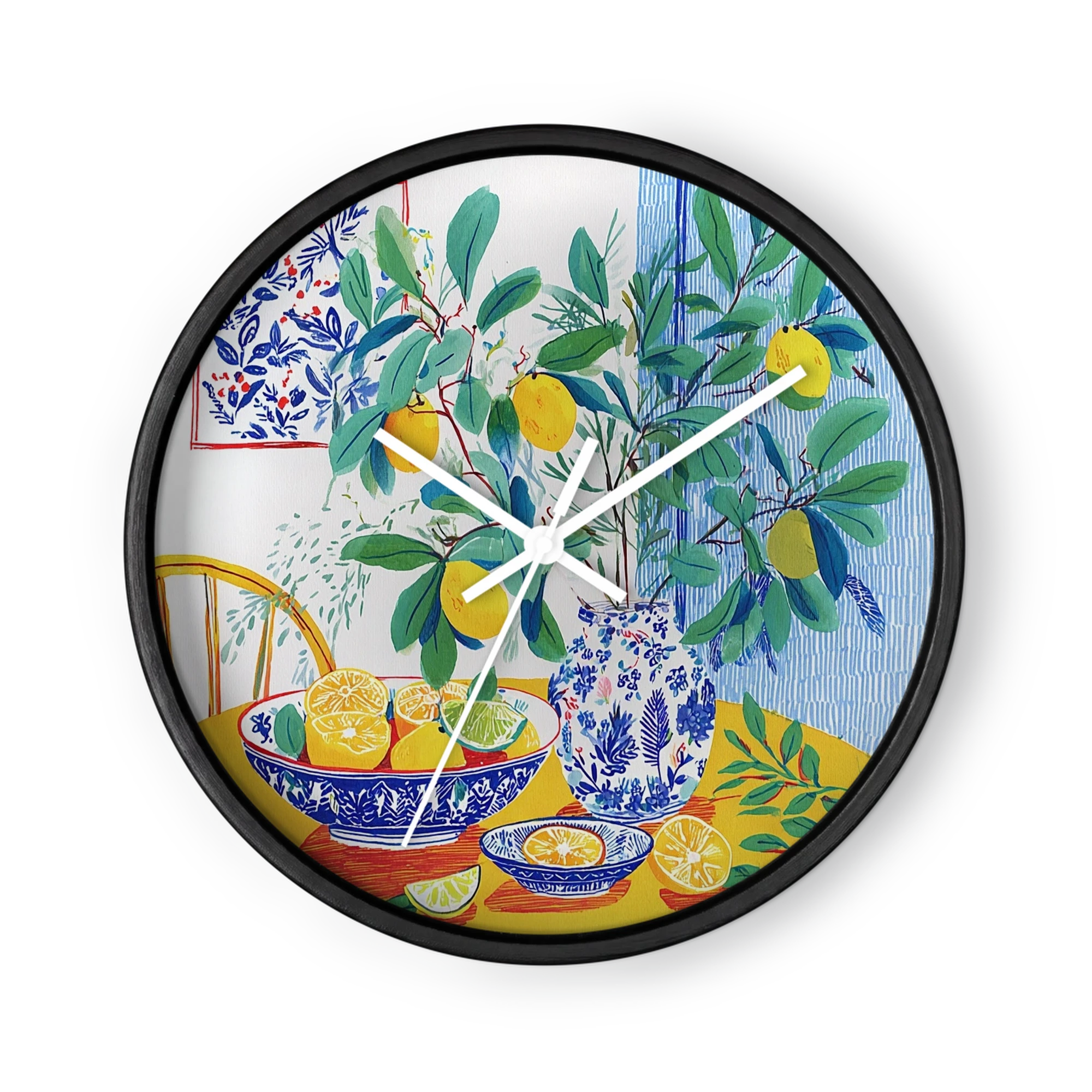 Lemons on Yellow Table