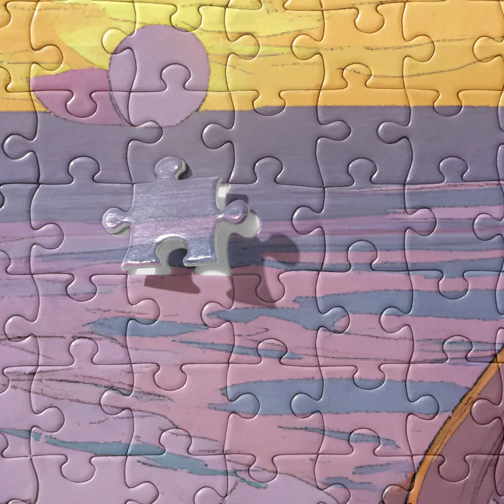 Twilight Reverie 
 Jigsaw Puzzle in Tin Box