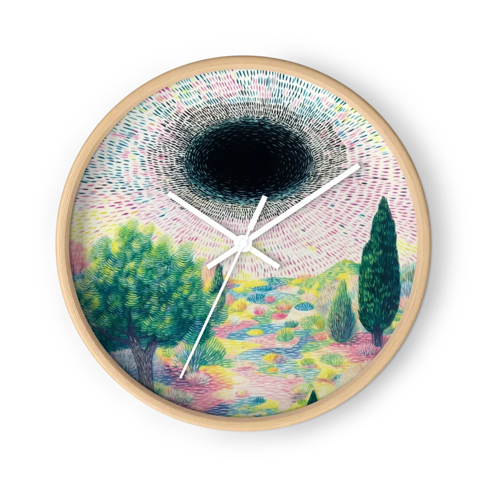 Black Sun Horizon | Wall Clock