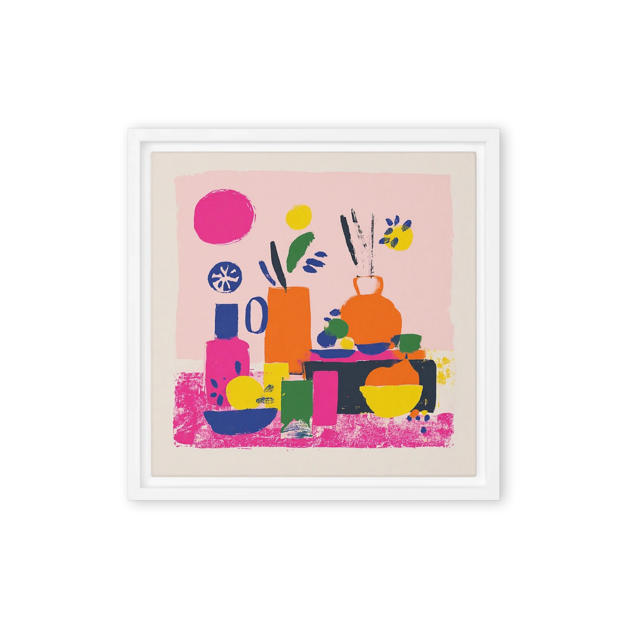 Modern Color Block Still Life | Art Print
