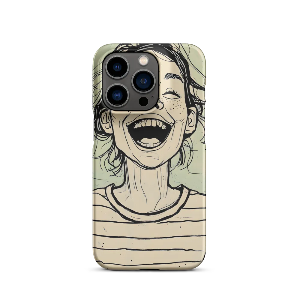 Smiling Girl Illustration | Phone Case