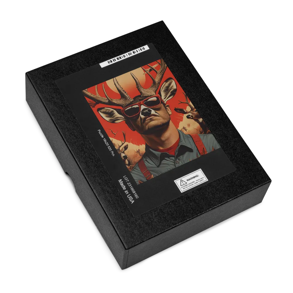 The Hunter's Gaze 
 Jigsaw Puzzle in Tin Box