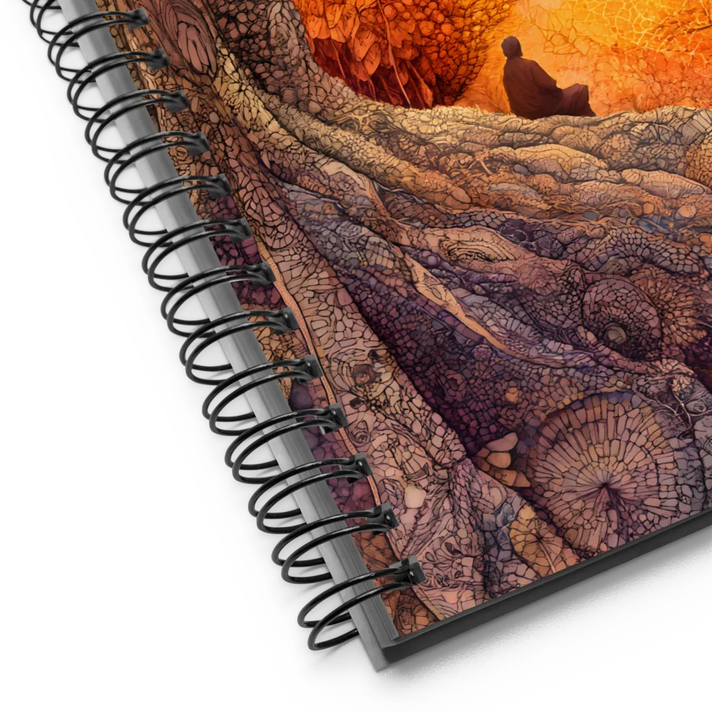 Meditative Forest Glow 
 Spiral Notebook | 140 pages
