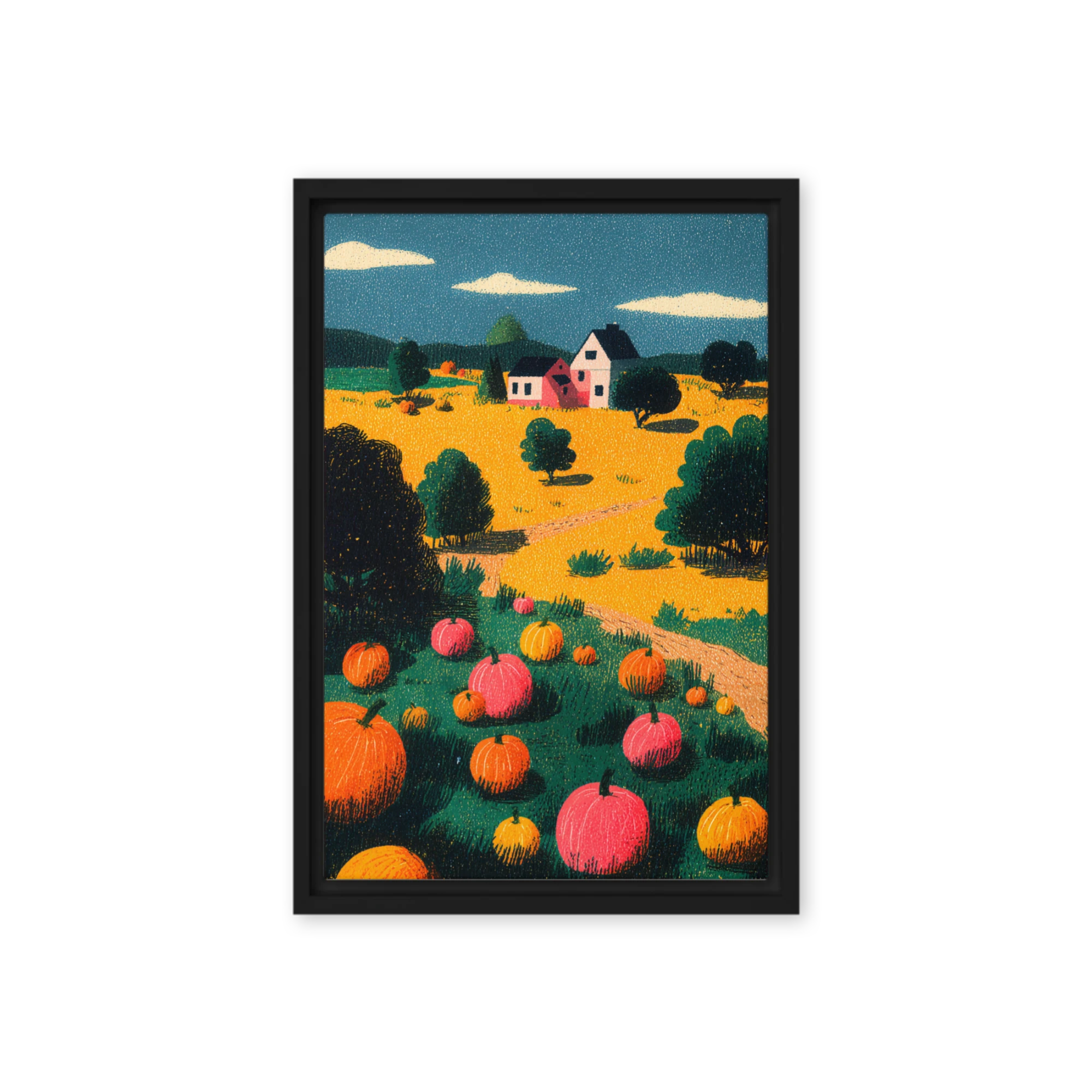 Autumn Harvest Field