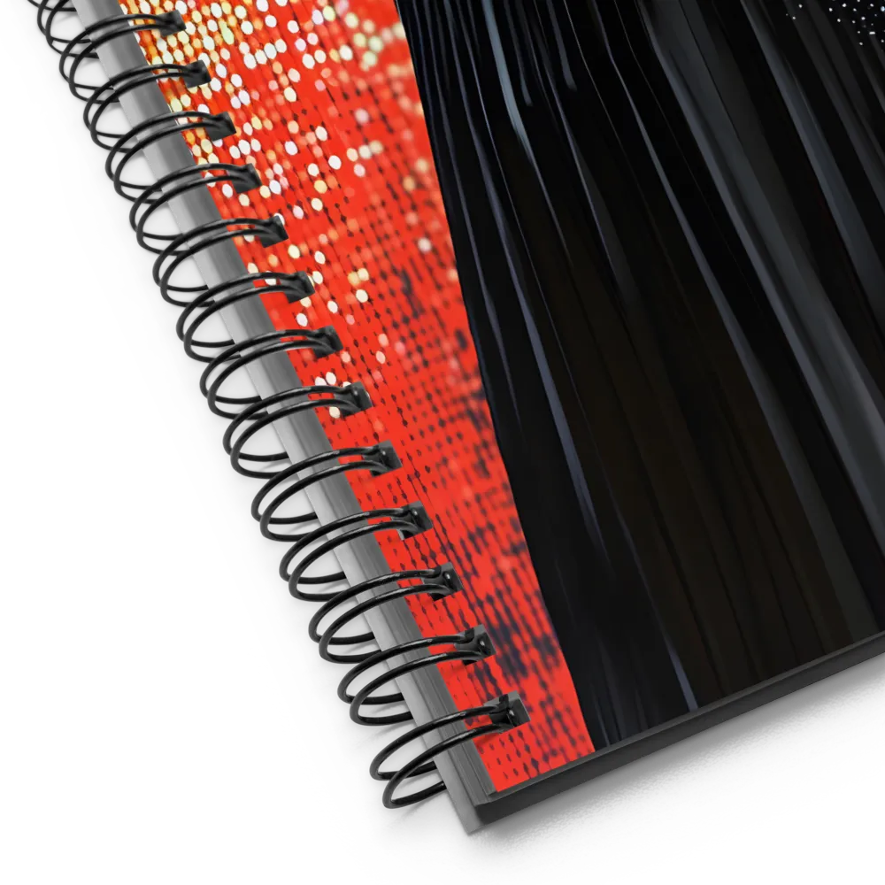 Glitch Fashion Portrait 
 Spiral Notebook | 140 pages