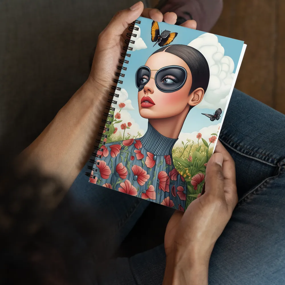 Gaze in Bloom 
 Spiral Notebook | 140 pages