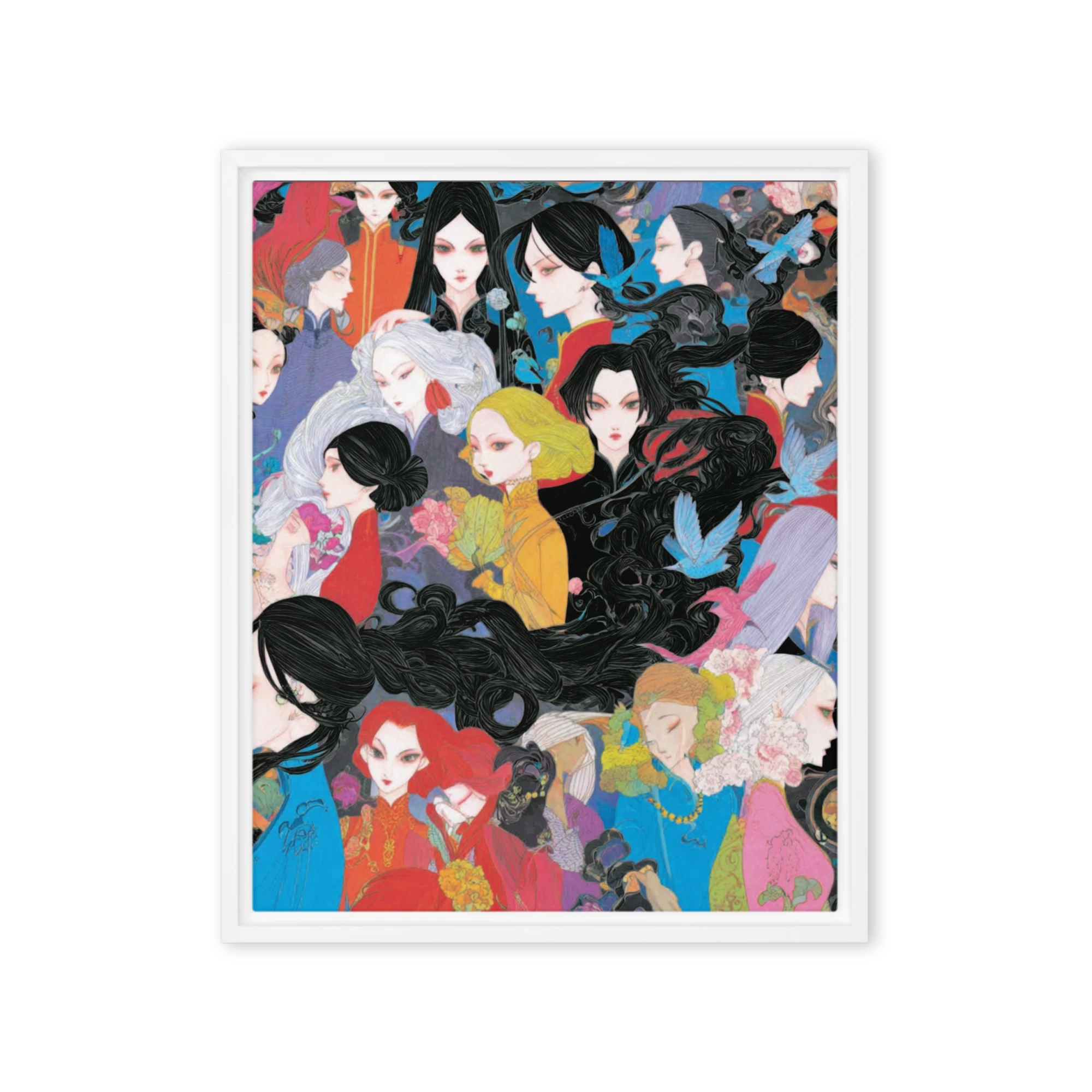 Neo-Ukiyo-e Serenity | Art Print