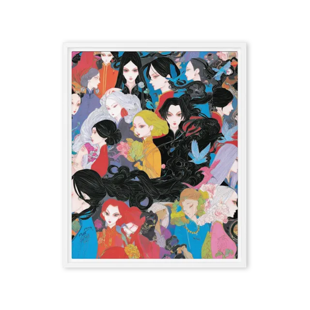 Neo-Ukiyo-e Serenity | Art Print
