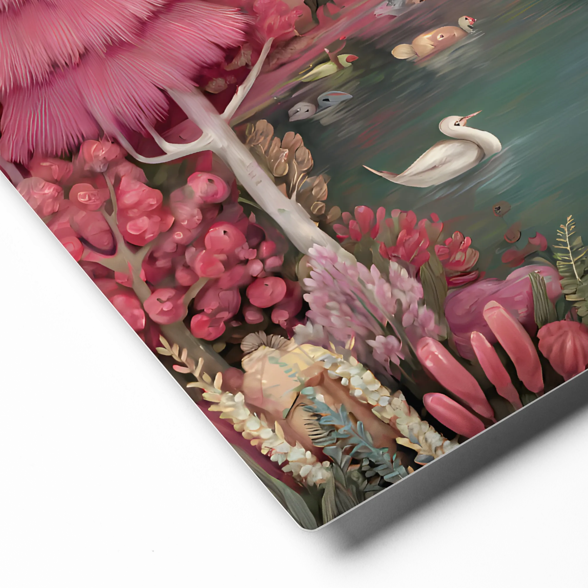 The Pink Haven 
 Canvas with Black Frame