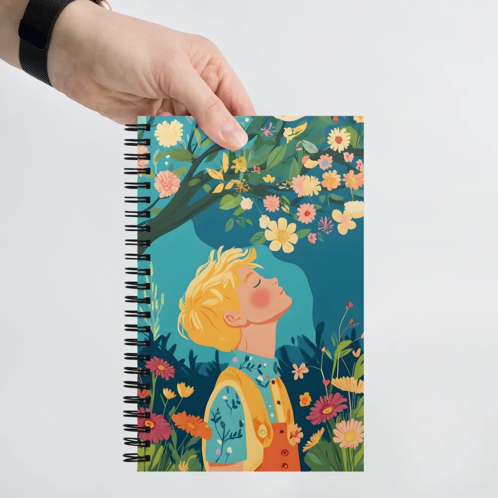 Floral Contemplation 
 Spiral Notebook | 140 pages