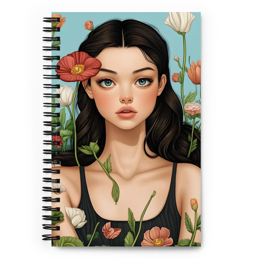 Ethereal Bloom 
 Spiral Notebook | 140 pages