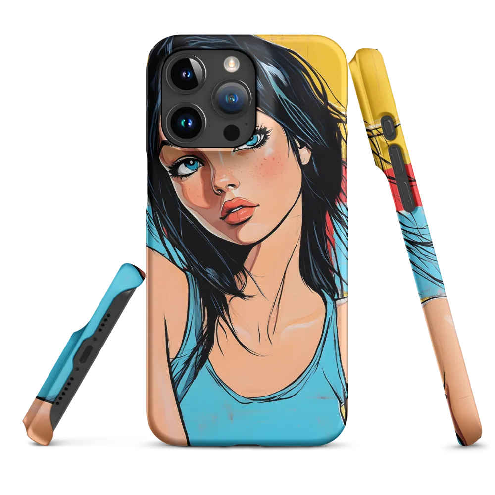Pop Art Woman Portrait | Phone Case