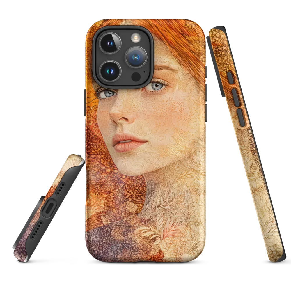 Autumn Lace Portrait | Phone Case