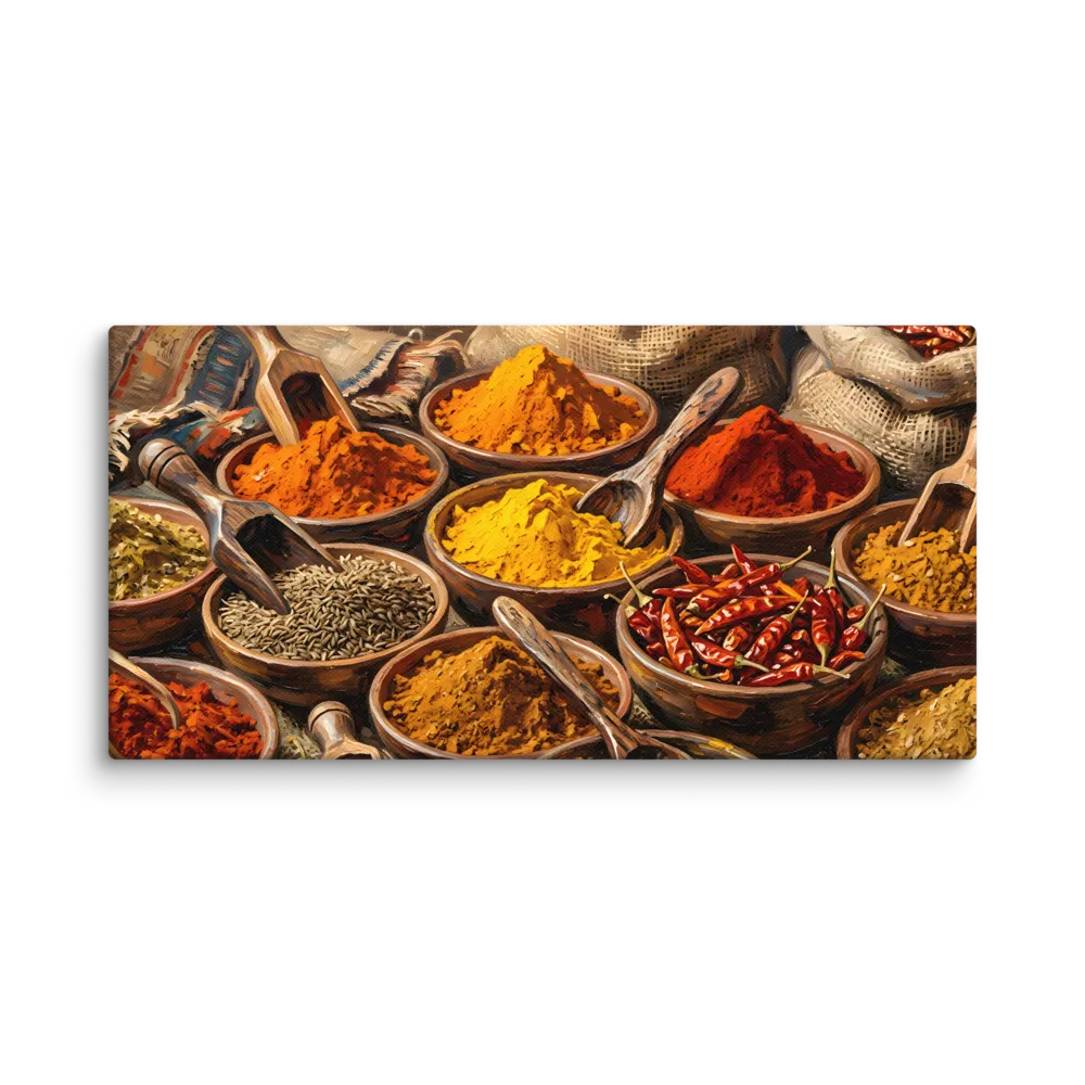 Aromatic Spice Collection 
 Canvas | 16″x 32″