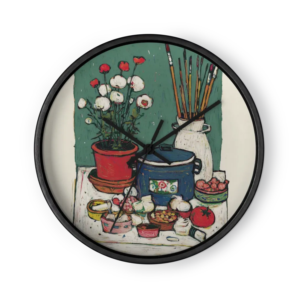 Artist Studio Still Life | Wall Clock